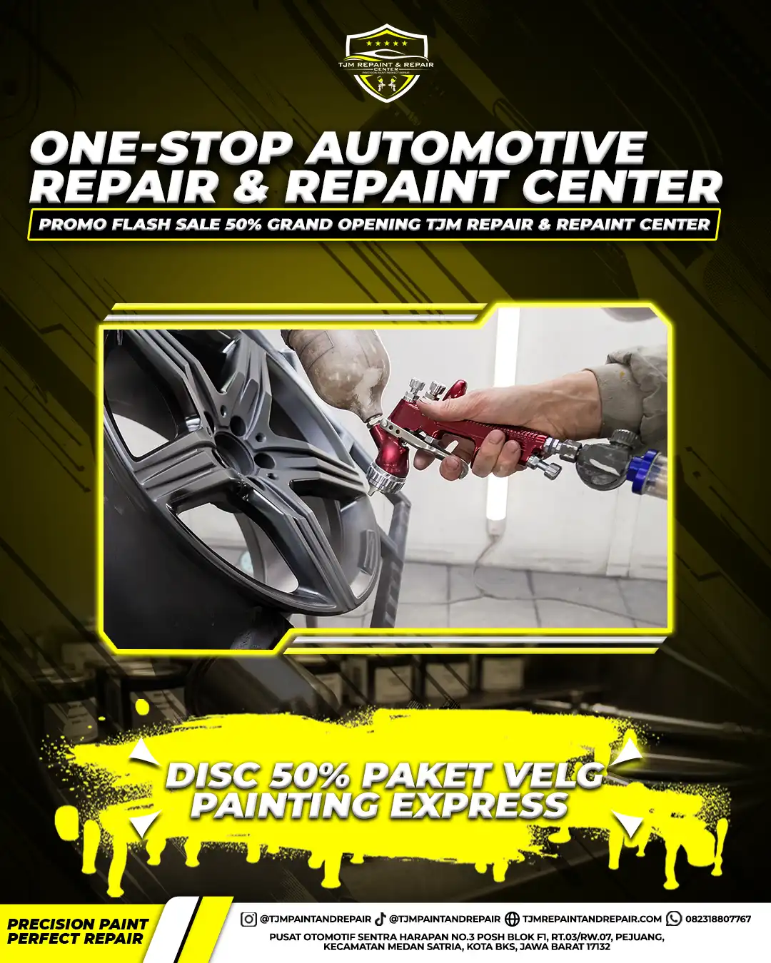 Disc 50% Paket Velg Painting Express