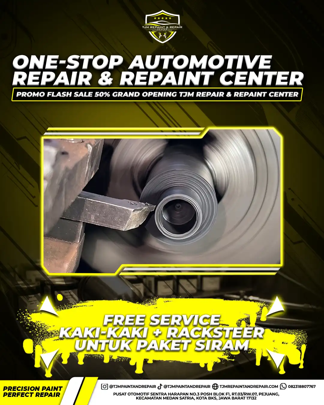 Free Service Kaki-Kaki + Racksteer