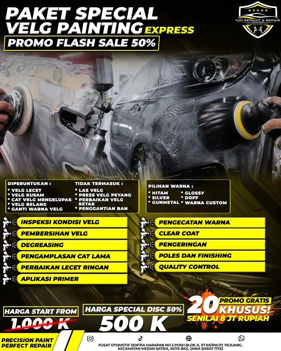 PAKET SPECIAL VELG PAINTING EXPRESS